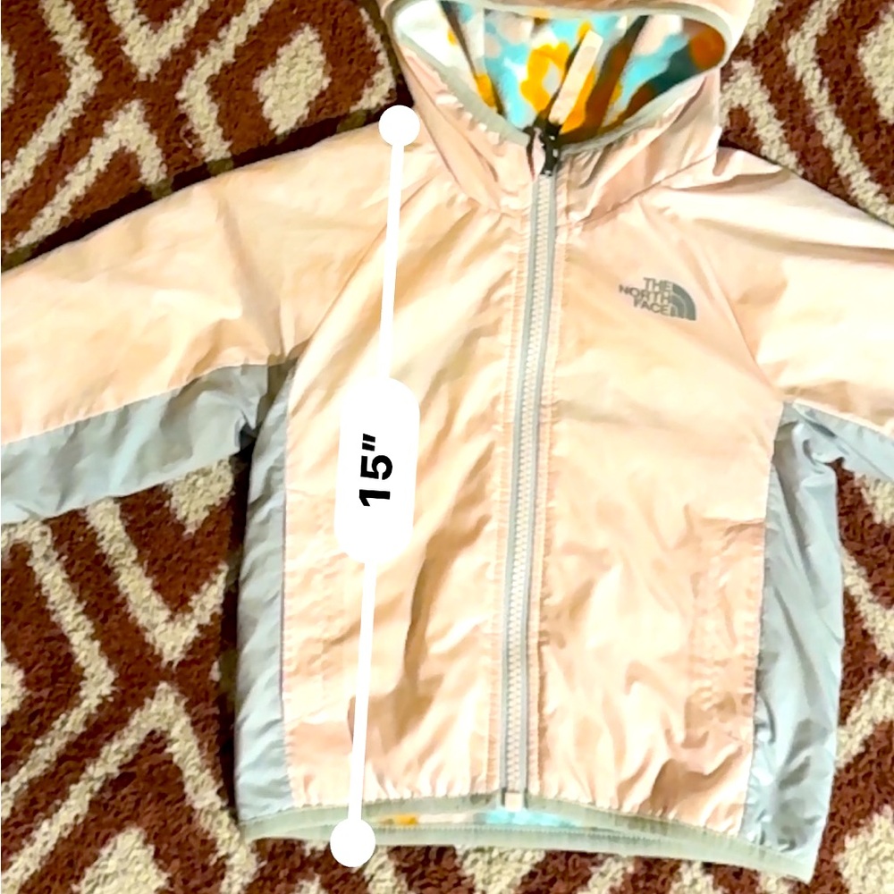 The North Face Toddler Girl Set - Pink Jacket, Onesie & Hat, Sizes all go to 2T - Picture 6 of 16
